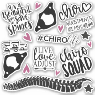 Chiropractic Stickers, Chiropractor,