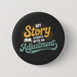 Chiropractic Student Motivation Spine Quote 6 Cm Round Badge