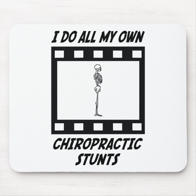 Chiropractic Stunts Mouse Mat (Front)