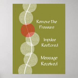 Chiropractic Subluxation Nerve Impingement Poster