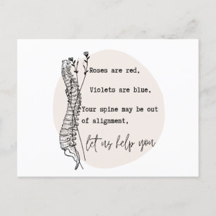 Chiropractic Valentine's Day, Chiropractic, Chiro  Postcard