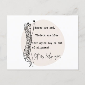 Chiropractic Valentine's Day, Chiropractic, Chiro  Postcard
