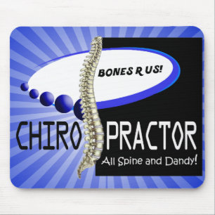 CHIROPRACTOR - ALL SPINE AND DANDY - BONES R US MOUSE MAT
