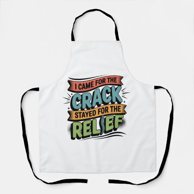 Chiropractor Back Relief Funny Gift Apron (Front)