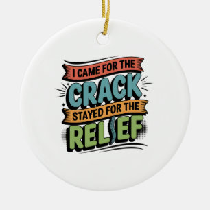Chiropractor Back Relief Funny Gift Ceramic Tree Decoration