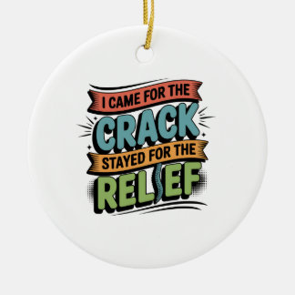 Chiropractor Back Relief Funny Gift Ceramic Tree Decoration