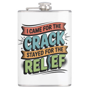 Chiropractor Back Relief Funny Gift Hip Flask