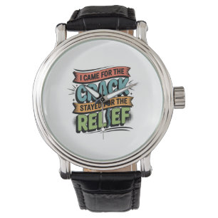 Chiropractor Back Relief Funny Gift Watch