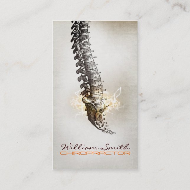 Chiropractor Business Card (Front)