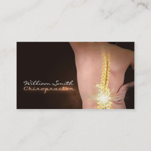 Chiropractor Business Card