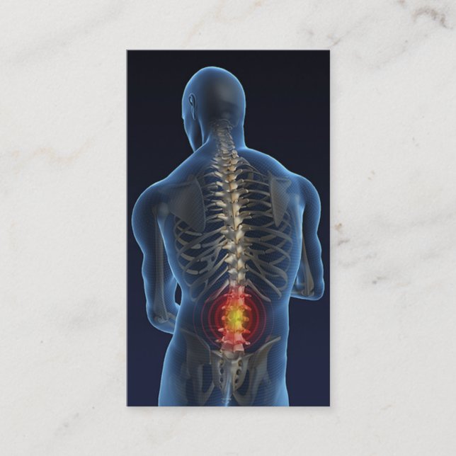 Chiropractor Business Card4 Card (Front)