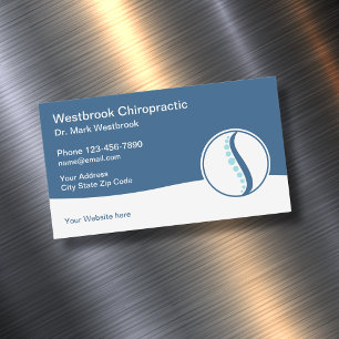 Chiropractor Business Card Magnets