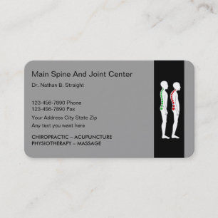 Chiropractor Business Cards