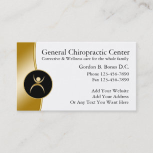 Chiropractor Business Cards