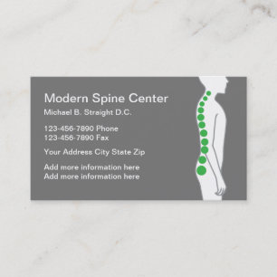 Chiropractor Business Cards