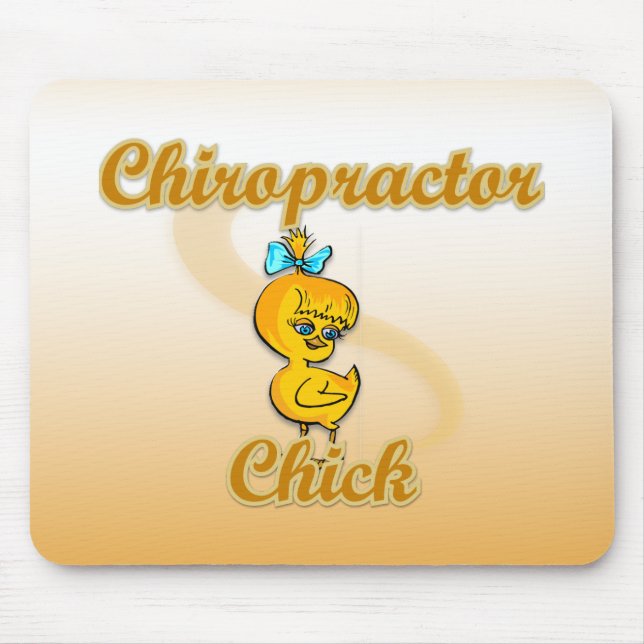 Chiropractor Chick Mouse Mat (Front)