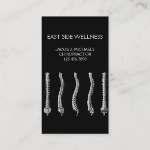Chiropractor, Chiropractic, Health Business Card