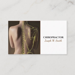 Chiropractor, Chiropractic, Health Business Card