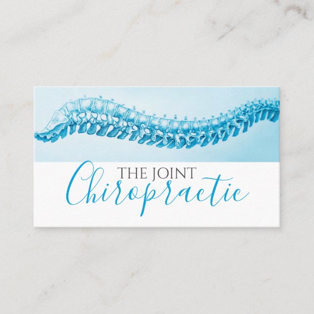 Chiropractor Chiropractic Health Business Card (Front)