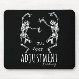 Chiropractor Dancing Skeletons That Post Adjustmen Mouse Mat