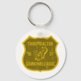Chiropractor Drinking League Key Ring