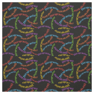 Chiropractor Fabric in Black