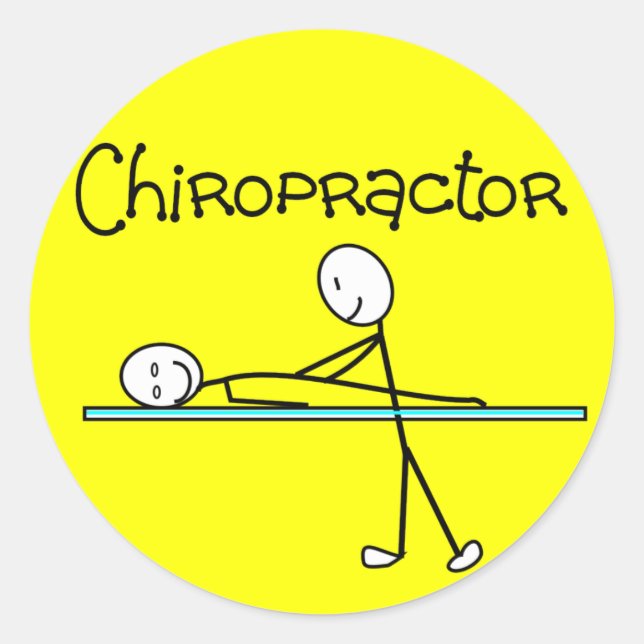 Chiropractor Gifts Classic Round Sticker (Front)