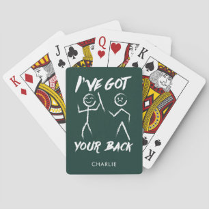 Chiropractor Got Your Back Custom Chiropractic Playing Cards