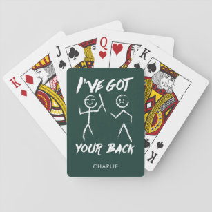Chiropractor Got Your Back Custom Chiropractic Playing Cards