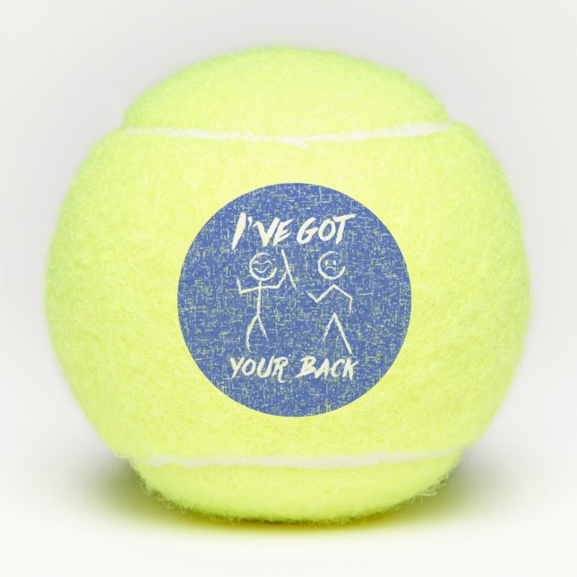 Chiropractor Got Your Back Spine Adjustor Tennis Balls (Front)