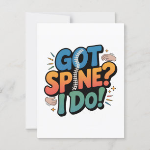 Chiropractor Humor Spine Health Quote Postcard
