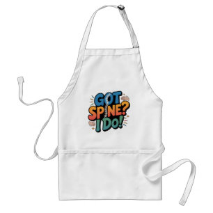 Chiropractor Humour Spine Health Quote Standard Apron