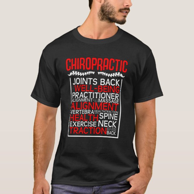 Chiropractor Joints Back Complementary Medicine Ch T-Shirt (Front)