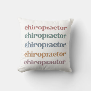 Chiropractor Retro Chiropractic Chiro Squad Gifts Cushion