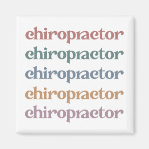 Chiropractor Retro Chiropractic Chiro Squad Gifts Magnet