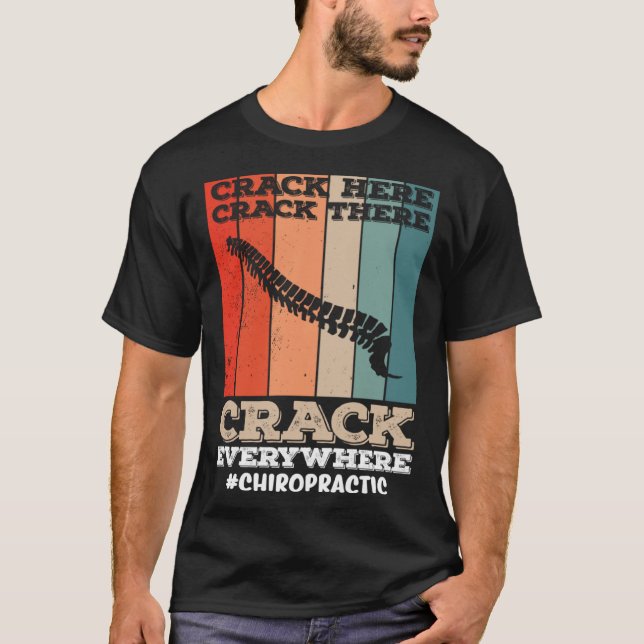 chiropractor spinal adjustment ChiroPRACTICAL T-Shirt (Front)