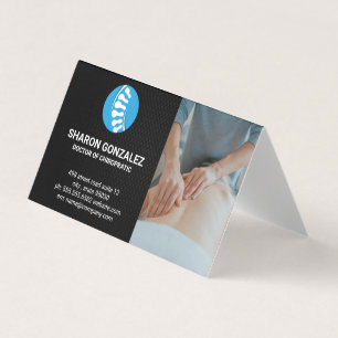 Chiropractor   Spinal Cord Anatomy Business Card