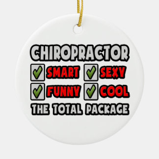 Chiropractor ... The Total Package Ceramic Tree Decoration