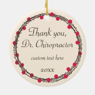 Chiropractors Are Miracle Workers Custom Ornament