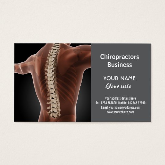 Chiropractors Business Card