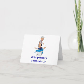 Chiropractors Crack Me Up Notecards