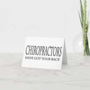 Chiropractors Have Got Your Back Card
