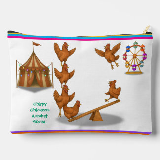 Chirpy Chickens acrobat squad Accessory Pouch