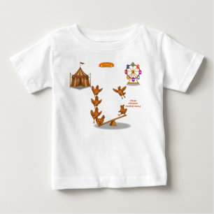 Chirpy Chickens acrobat squad Baby T-Shirt