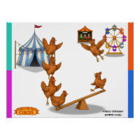 Chirpy Chickens acrobat squad