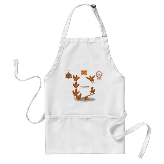 Chirpy Chickens acrobat squad Standard Apron (Front)