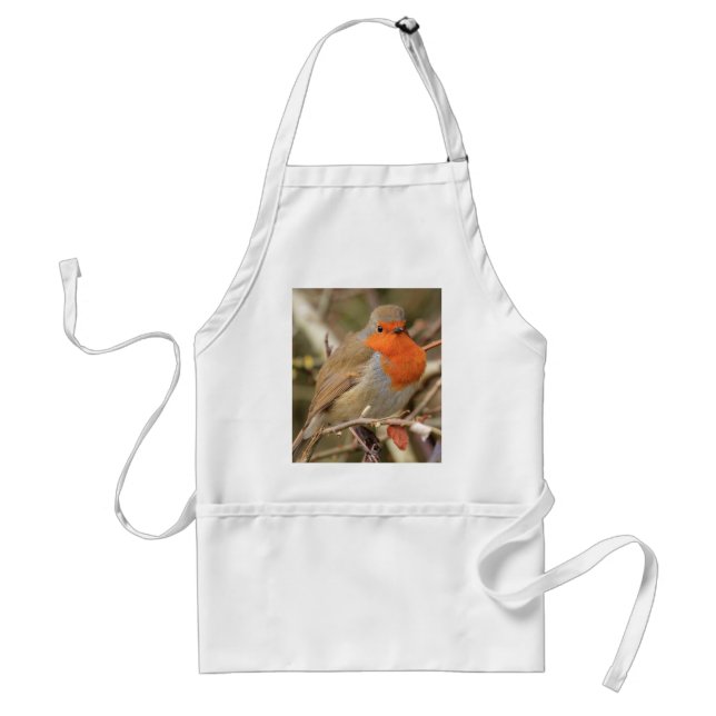 Chirpy Robin Standard Apron (Front)