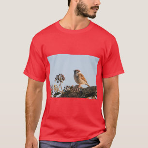 Chirpy Sparrow Bird Tee