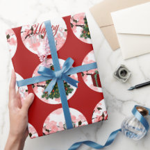 Chirstmas Holiday wrapping Paper 