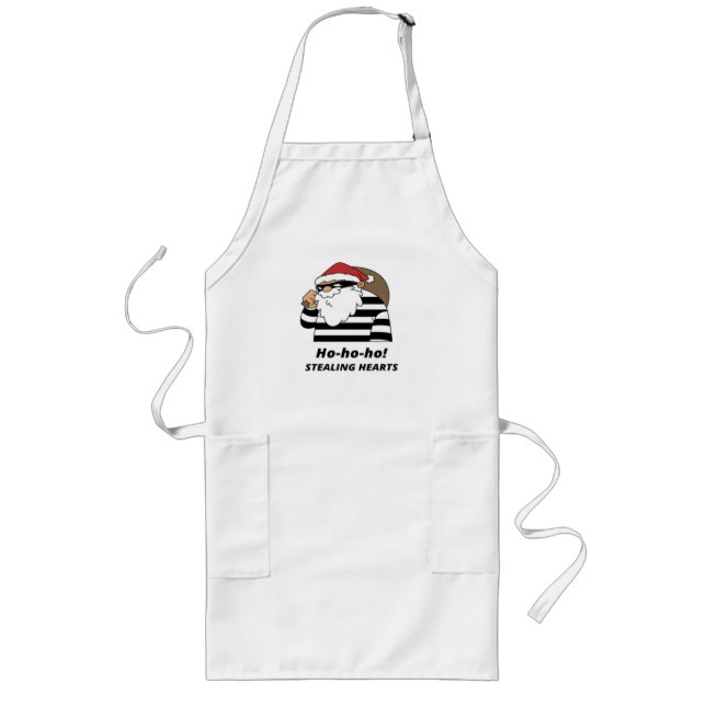 chirstmas stealing heart  long apron (Front)